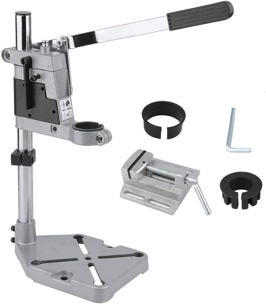 Burrby Drill Bench Press Stand Tool Workbench Pillar Pedestal Clamp