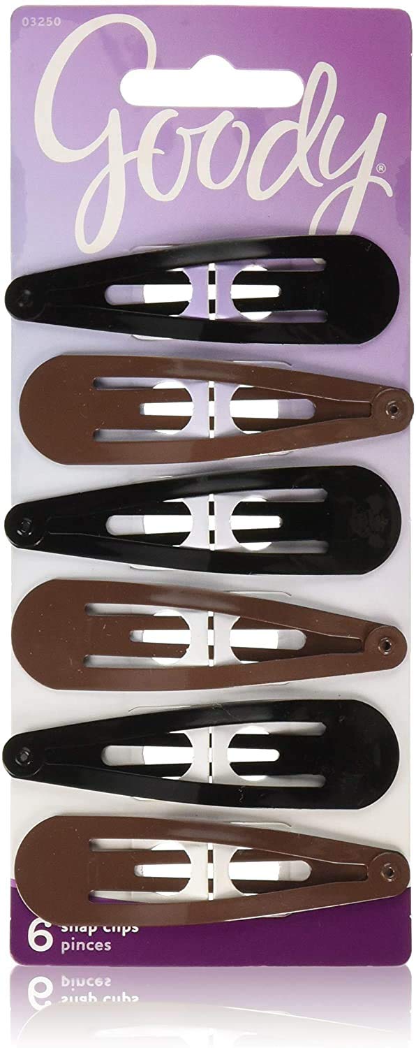 Goody Snap Hair Clips, Medium, Sandswirl, : Hair Clips : Beauty