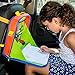 Creative Kids Travel Fun Desk – Portable Car Seat Tray Organizer w/Drawing Coloring Set – Backpack Activity Station w/Storage for Tablet, Crayons, Crafts & Other Road Trip Supplies - 30 Piece Kit