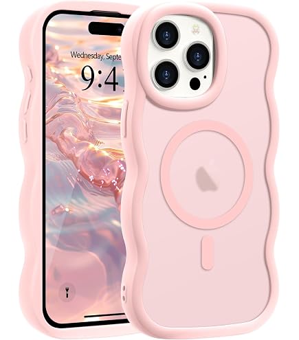 Amazon.com: QLTYPRI Cute Wavy Case for iPhone 15 Pro Max Clear