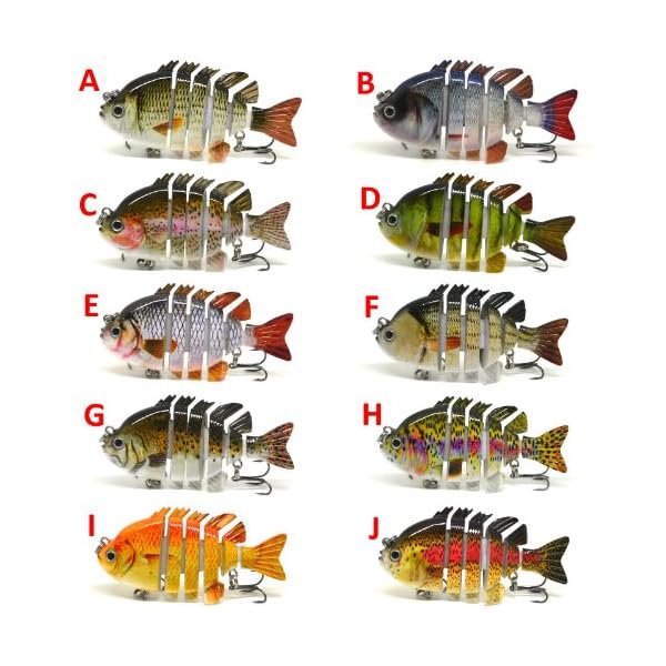 3-Crazy-Panfish-Series-Multi-Jointed-Fishing-Hard-Lure-Bait-Swimbait-Life-like
