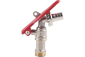 Lockable Water Tap Faucet Outdoor Garden Tool Brass Draft Beer Tap Lock 1/2 Inch Thread for Home Public Places Anti Theft Sec