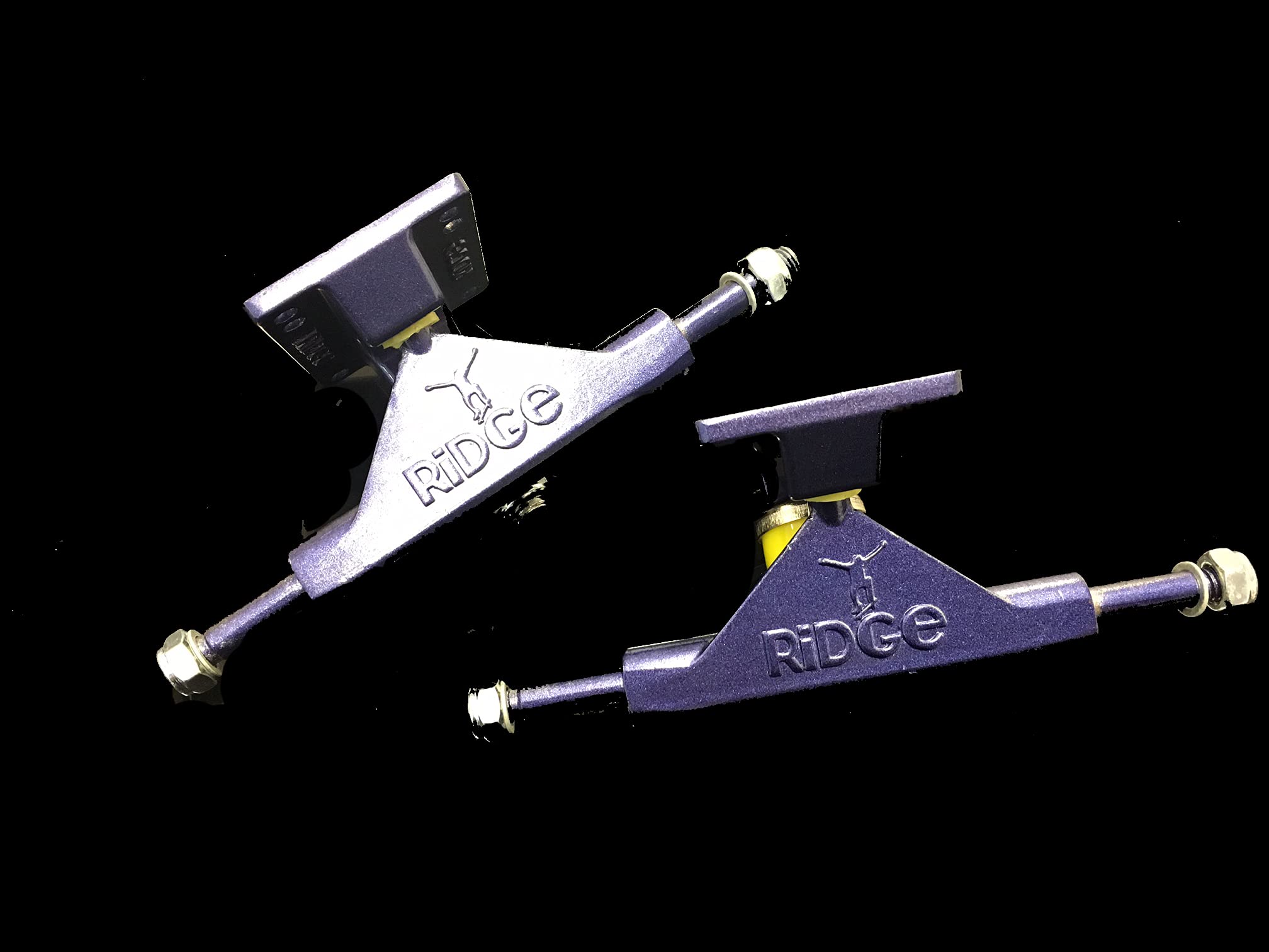 Ridge Skateboards Kids Metallic Purple Trucks - Metallic Purple, 4-Inch