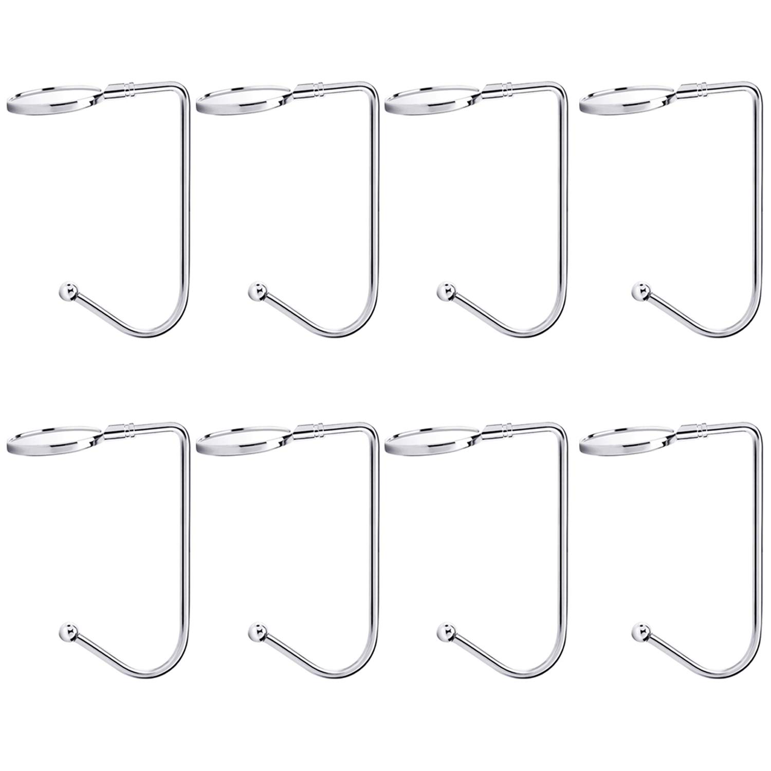 8 Pieces Christmas Stocking Holders Mantel Hooks Hanger Christmas Stocking Clips for Christmas Party Decoration