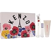 Flower La Recolte Parisienne by Kenzo for Women - 3 Pc Gift Set 2.5oz EDP Spray, 2.5oz Body Milk, 0.33oz EDP Spray (Mini)