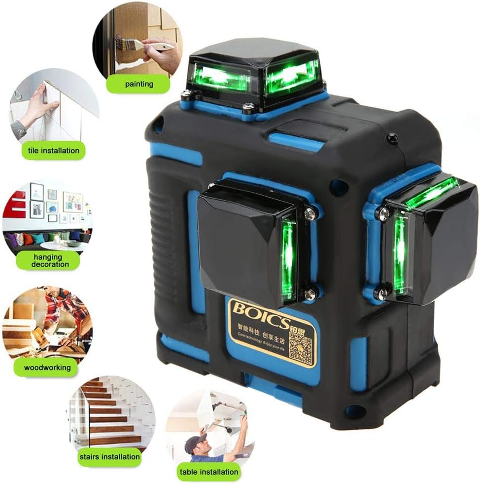 linea laser a raggio verde