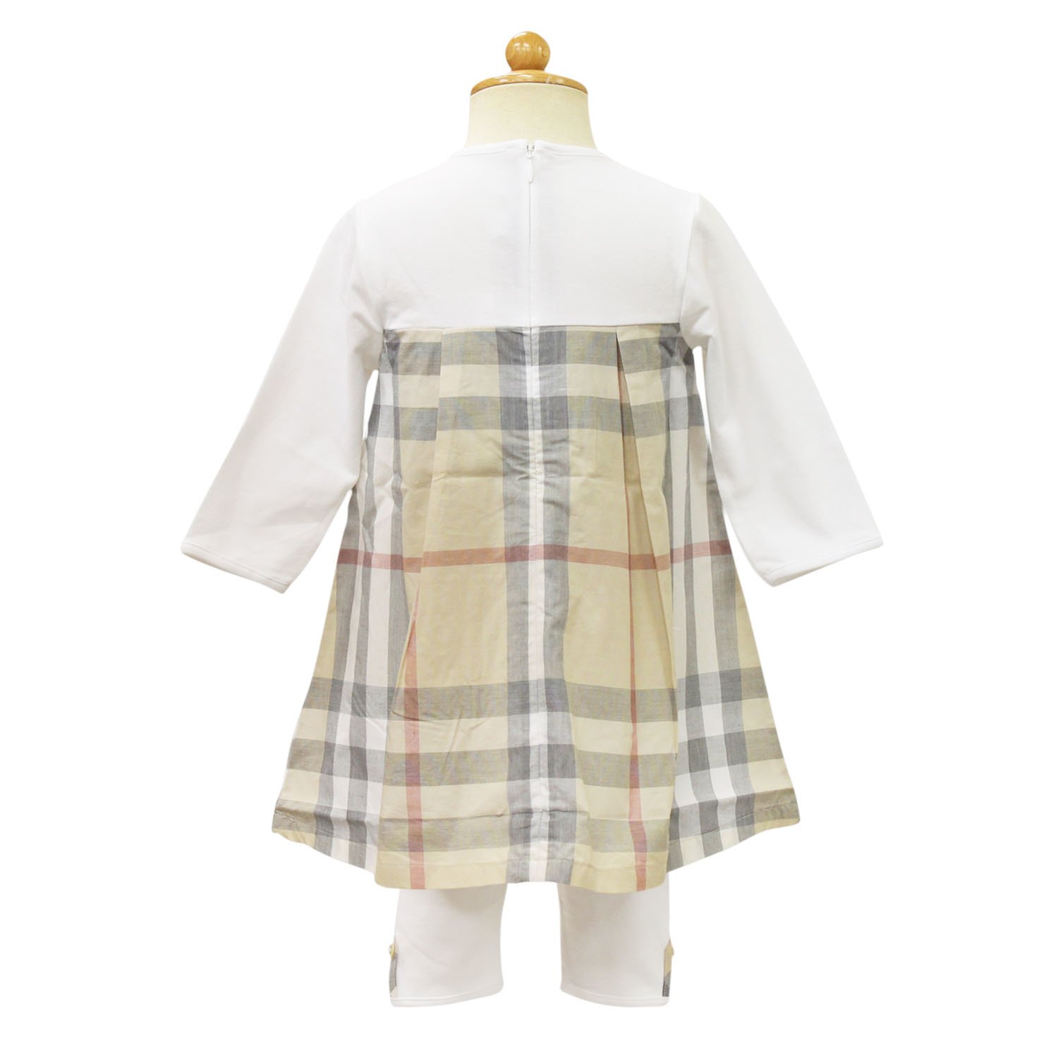 ベビー服 Baby Burberry バーバリーベビー 出産祝い B07ch724bl 18mサイズ 並行輸入品 18mサイズ B 長袖ワンピーススパッツ セットアップ ワンピースチュニック ブランド品専門の Www Supergomes Com Br