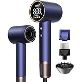 High-Speed Hair Dryer Pro | Trusted by Pro Stylists, Heat Damage Protection & 600 Million Ions Blow Dryer for Hair Care Beyond Salon, Fast Drying & Low Noise, Hairdryer with Diffuser, Nozzle, Comb