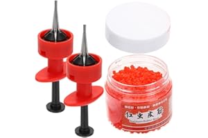 Bloodworm Clips Fishing Bait Worm Holder: 2Pcs Live Earthworms Clips Set Tackle Supplies Kit Accessories and Outdoor Fishing 