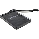 Amazon Basics Paper Trimmer Cutter for Office and Crafts, Heavy-Duty, Portable Guillotine Paper Cutter, 15-Inch, 10-Sheet Cardstock for Photos
