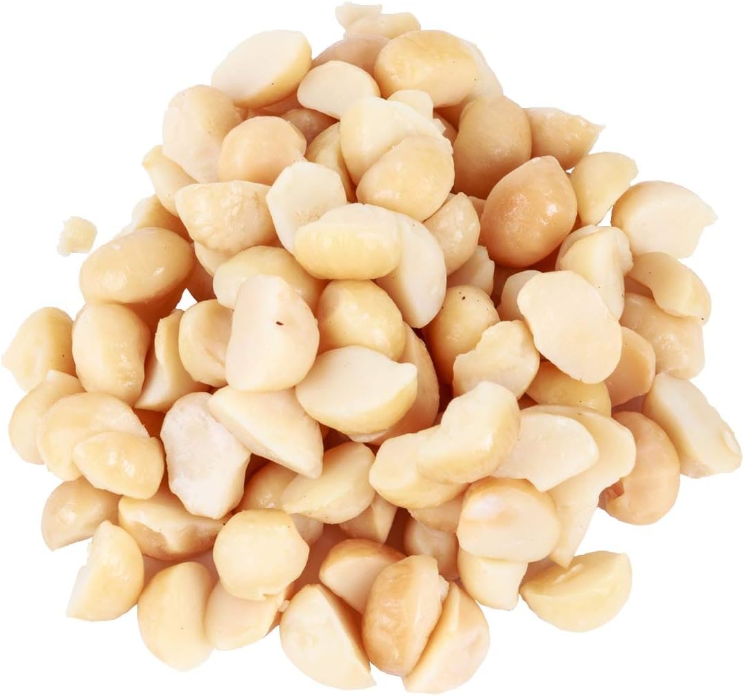 Food to Live Macadamia Nut Halves & Pieces, 25 Pounds – Raw, Shelled, Unsalted, Kosher, Vegan, Bulk. Keto Snack. Good Source of Healthy Fats. Great for Baking, and as Topping for Salads, Yogurt.