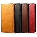FLY HAWK Samsung S9 Plus Smart Leather Wallet Cell Phone Card Holder Case Kickstand Protective Flip Cover, Brown