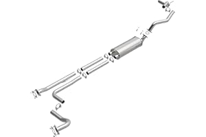 BRExhaust Replacement Exhaust System Kit 106-0742: Compatible with 2004-2015 Nissan TITAN, 2007-2015 Nissan Armada 5.6L