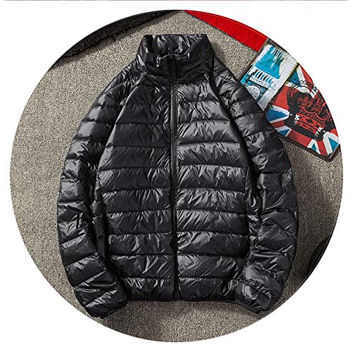 I'll NEVER BE HER 2019 Winter Coat et Men Autumn Warm Lightweight Stand Collar Coats White Duck Down Jakcet