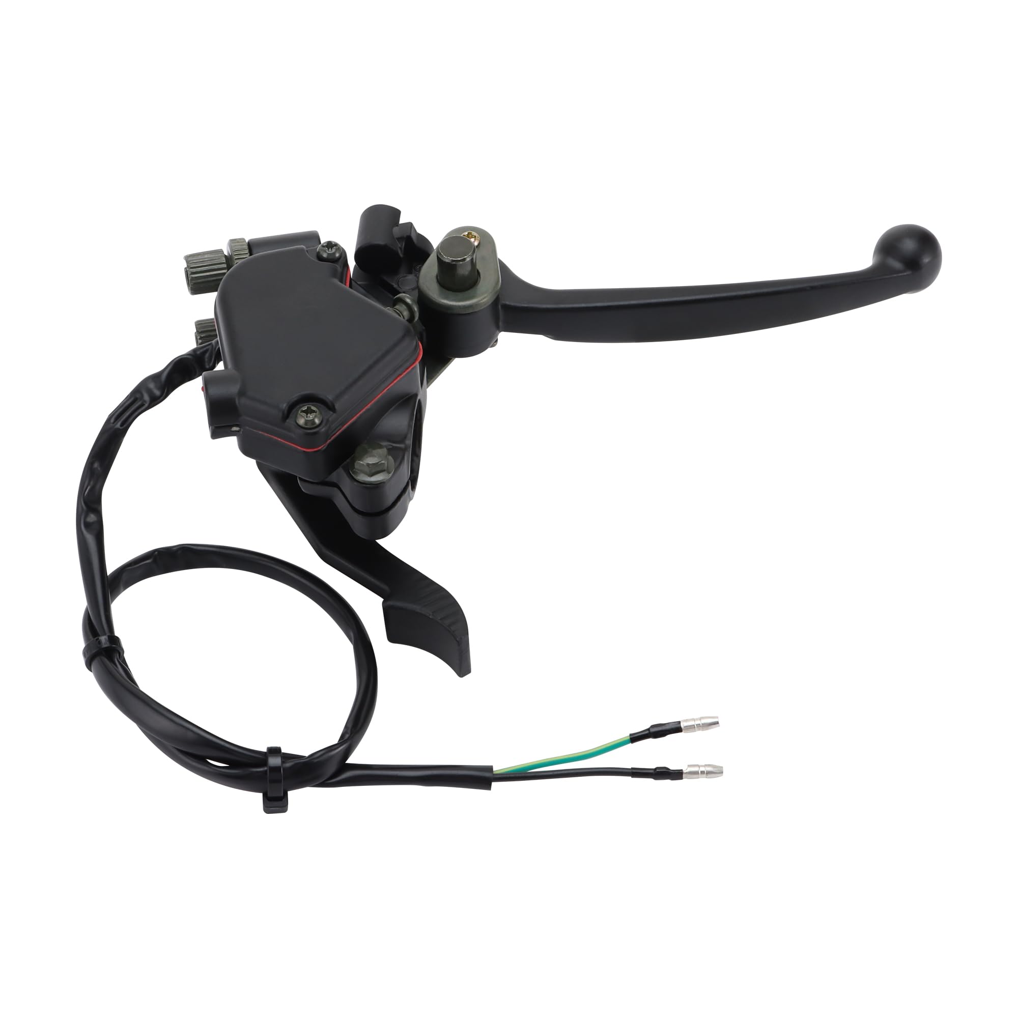 GOOFIT 7/8'' Brake Lever Greaser Thumb Throttle Assembly Replacement for Taotao Roketa Alpha Baja Kazuma ATV Go Kart
