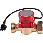 Pump Switch, G3/4 Thread, AC 0-110V, 0.2A, 70C | Brass housing, low-pressure start 0.03KG, for well submersible pump, irrigation system, hot cold water