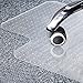 Office Desk Chair Mat for Carpet Anti-Slip PVC Transparent Sturdy Carpet Chair Mat 48