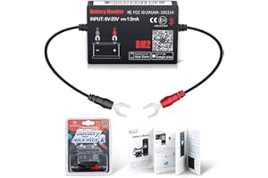 KDATOR Bluetooth Lithium Battery Monitor 12V QUICKLYNKS BM2 for Lithium Battery, LowVolt Alarm for All 12 Volts Lithium Solar Power Systems/RVs/Motorcycles/Boats/Cars/Trucks Compatible with iPhone Android
