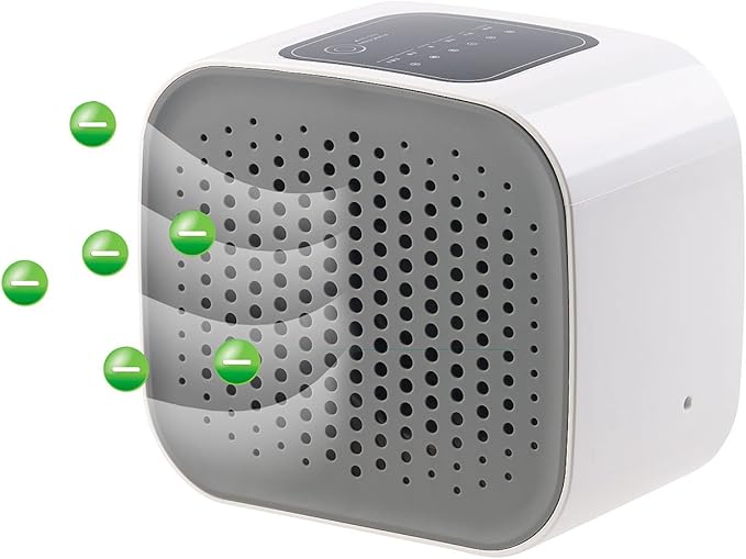 Newgen Medicals Raumluftfilter 3in1 Design Usb Luftreiniger Hepa Aktivkohle Filter Ionisator Mini Luftreiniger Amazon De Beleuchtung