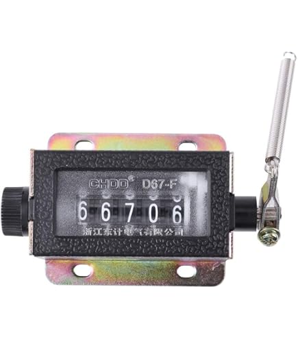 Contadorさん専用.5 Amazon.com: YXQ Z-73 Contador mecánico de 5 dígitos reiniciable en