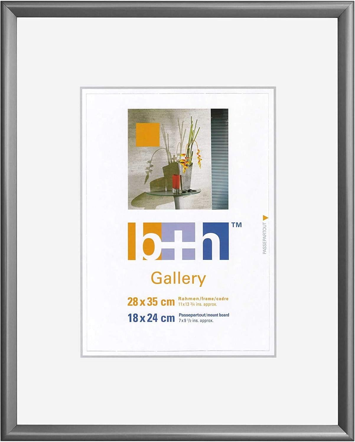 Dekoration Gold Neu Alu Wechselrahmen Bilder Foto 18x24 Passepartout Rahmen 28x35 Cm Mobel Wohnen