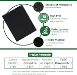 Ezebesta Activated Carbon Filters for Food Waste Bin 7 Pack 9.5x7cm Fits J&J view 8