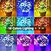 LED String Lights, Yoozon 16ft 50 LEDs Fairy Lights Battery Operated Waterproof 16 Colors Outdoor String Lights with Remote Control LED Lights for Bedroom, Corridor, Patio, Garden, Yard, Photo Frame