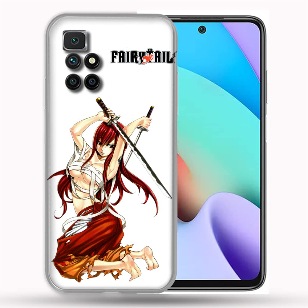 Xiaomi Redmi 10 Manga Fairy Tail Erza Case