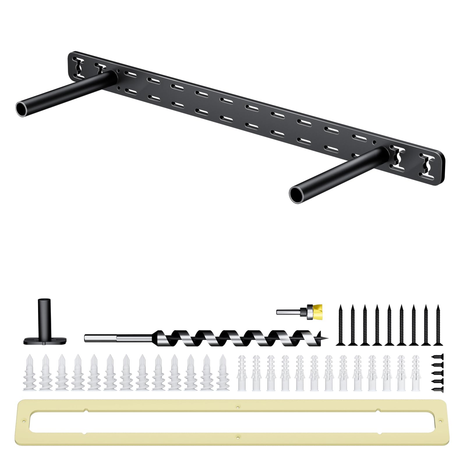 Photo 1 of 1pc Floating Shelf Hardware Heavy Duty Hidden Shelf Brackets Support,Wall Mounting Invisible Floating Shelves Bracket with Jig (22" x 6" x 1.5" with Tools)