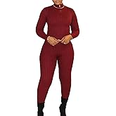 Tcremisa Womens Lounge Sets Cable Knit 2 Piece Outfits Skinny Long Sleeve Sweater Pants Set Fall Winter Matching