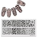 Mezerdoo 1Pcs Lip Seal Kiss Heart Design DIY Image Plate Nail Art Stamping Plate