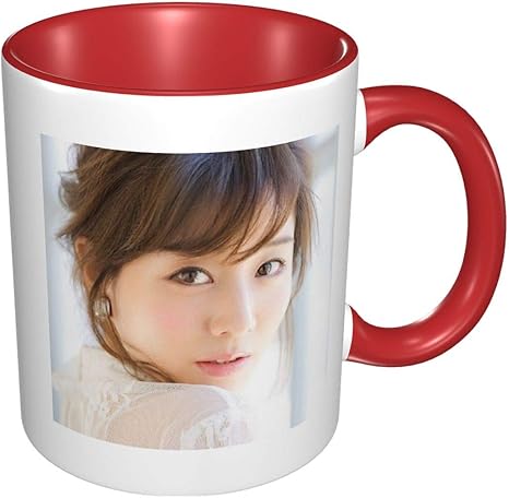 Amazon Co Jp 4色 田中みな実 写真 マグカップ 耐熱マグカップ コーヒー グッズ 陶器 グラスグリーン 大容量 真空断熱 ギフト 330ml ホーム キッチン