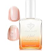 Modelones Nail Strengthener and Growth, Milky White Nail Polish Nail Repair | Nail Hardener Quick Dry Nail Growth Fall Natural Concealer Foundation Strengthening Polish Nail Stuff Toenails Gifts 15ml