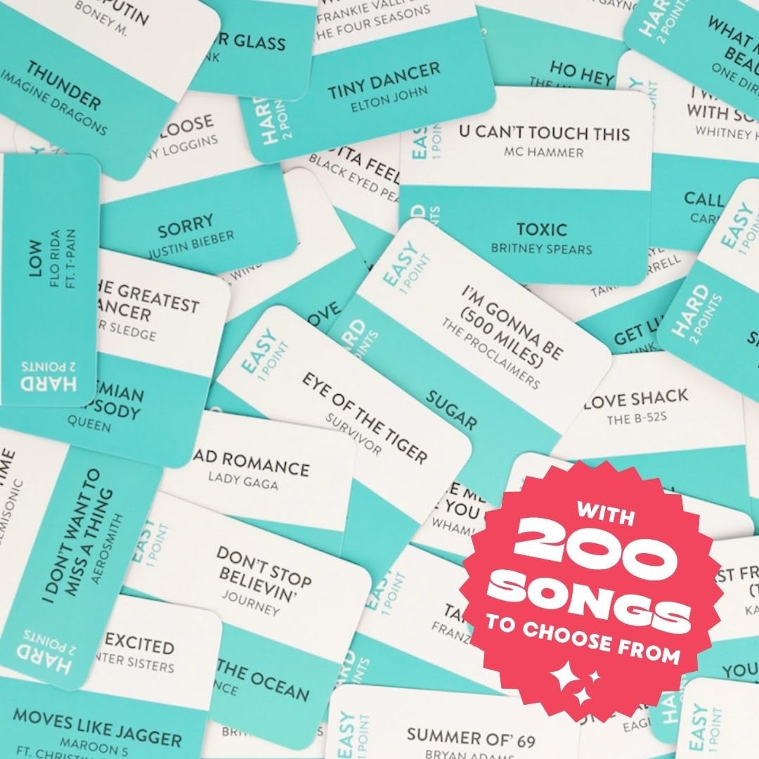 Ridley’s Kazoo That Tune Song Guessing Game – Fun Song Games for Families, Fast-Paced Game for 2-4 Players, Ages 8+ – Includes 4 Kazoos and over 200 Well-Known Tunes