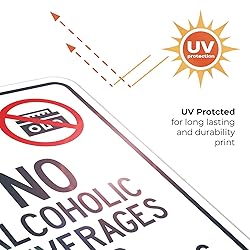 Sigo Signs No Alcoholic Beverages Or Loud Music