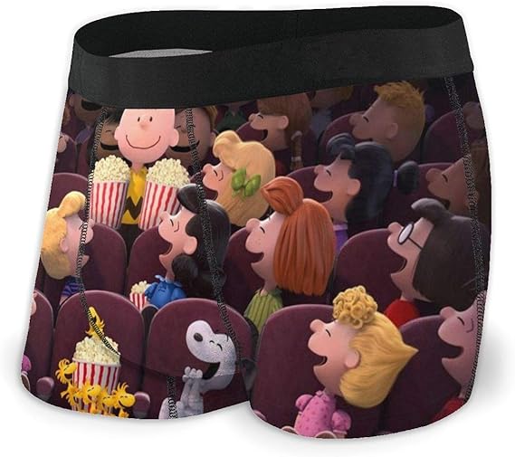 Amazon Co Jp 漫画のキャラクター スヌーピー 6 Diy 通気性抗菌ストレッチ速乾性プリント立体構造スクエアパンツパンティー春夏秋冬快適な消臭ストレッチパンツ男性 服 ファッション小物
