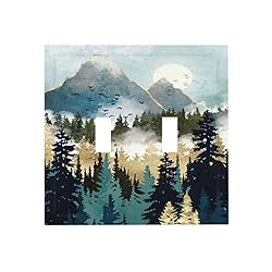 Sghxwp Boho Mountain Forest Abstract Sunset Sunrise