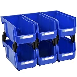 AERCANA Wall Mounted Hanging Bins Plastic Stackable