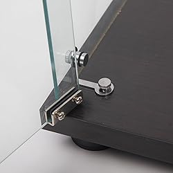 nifoti 74" H 5-Shelf Glass Display Cabinet with