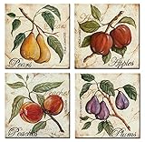 Home Art Contemporary Art Giclee Canvas Prints Framed Canvas Wall Art for Home Decor Perfect 4 Panels Wall Decorations For Living Room Dinning-room Office Each Panel Size:12x12inch