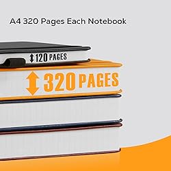 FOCUS DAY A4 Hardcover Notebook, Large 8.5 x 11