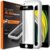 Spigen GLAStR Align Master designed for iPhone 8 / iPhone 7 / iPhone SE (2022) / iPhone SE 3 Screen Protector (2022) Premium Tempered Glass - Full Cover [1 Pack]