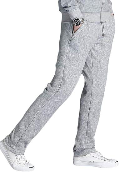 Amazon Zhongjue ジュージェン メンズ スウェット パンツ ゆったり ストレートパンツ ジャージ トレーニングウェア ワイドパンツ 無地 スポーツパンツ コットン カジュアルパンツ 黒 グレー ネイビー ロングパンツ 通販