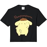 Sanrio Pompompurin Backside Hoodie Comfort Colors Crop Top