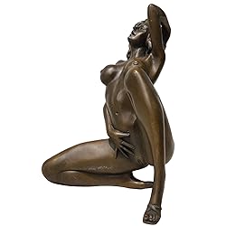 R REALONG Nude Female Bronze Sculpture - Sexy Naked
