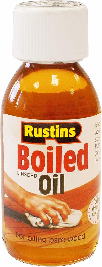 Rustins Boiled Linseed Oil 125ml – Wood Restorer & Protective Oil