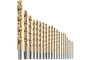 Bosch TI21A Titanium-Coated Metal Drill Bit Set (21 Piece)