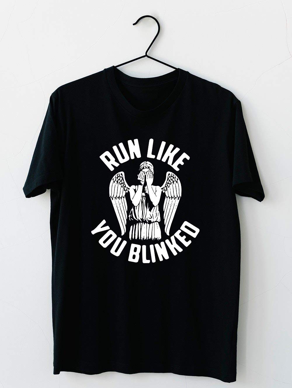 Run Like You Blinked Funny Graphic Running T Shirt For Unisex