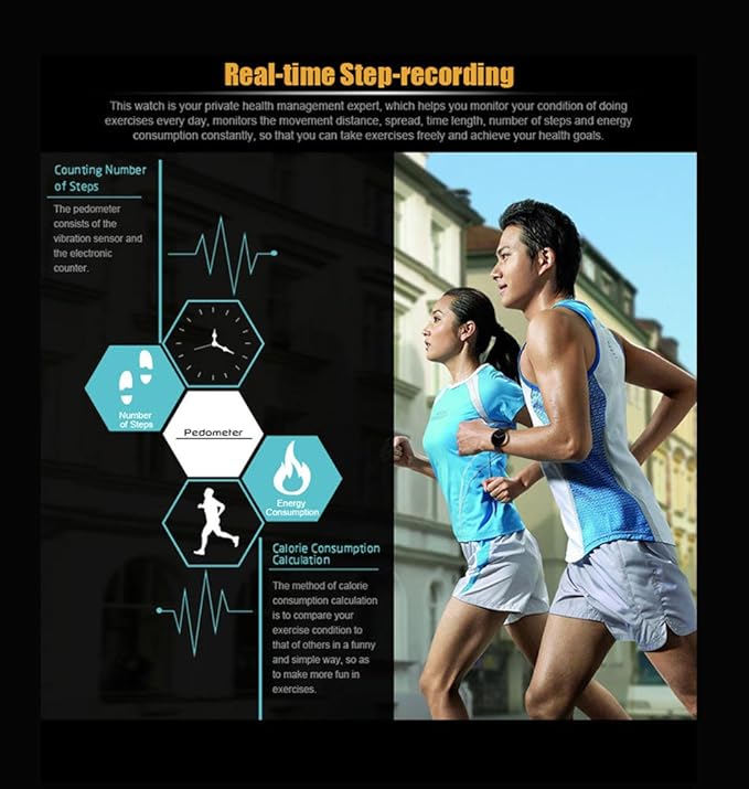 FLOVEME® Bluetooth Smart Watch pwk5, Fitness y de Actividad ...