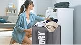 Maxsilan 50L Laundry Basket with Extended Handle Dark Grey 600D Oxford view 8